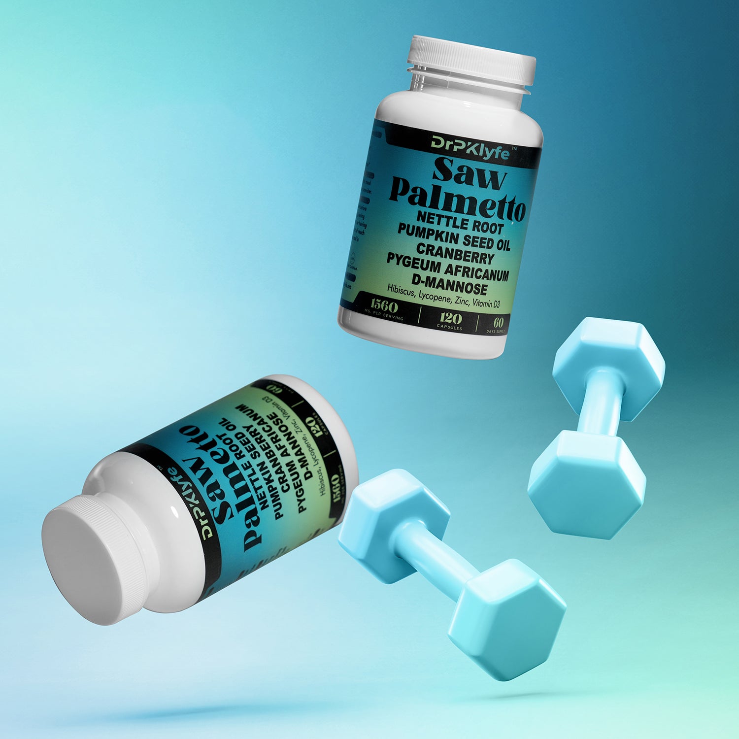 Pumpkin Seed Oil & Hair Growth Supplement with Saw Palmetto for Women, DHT Blocker for Men, PCOS Prostate Health, Pygeum, Lycopene, Mens Health