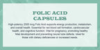 Folic Acid Tablets for Energy, Pregnancy & Nutritional Support – 2000 mcg Folate, Vitamin B9, Prenatal Formula – 250 Tablets (8-Month Supply)
