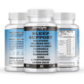 Sleep Aid: Melatonin Valerian Root Passion Flower Chamomile L-Theanine Magnesium GABA Capsules: 630mg, 60 Days Supply for Men & Women|Natural Sleep Aid Solution