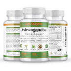 Ashwagandha Complex 5-1 Blend with Rhodiola Rosea Supplement, Maca Root, Holy Basil, Siberian Ginseng for Stress Relief, Focus, Sleep, Energy, Vitality - 180 Capsules, US Lab Certified.