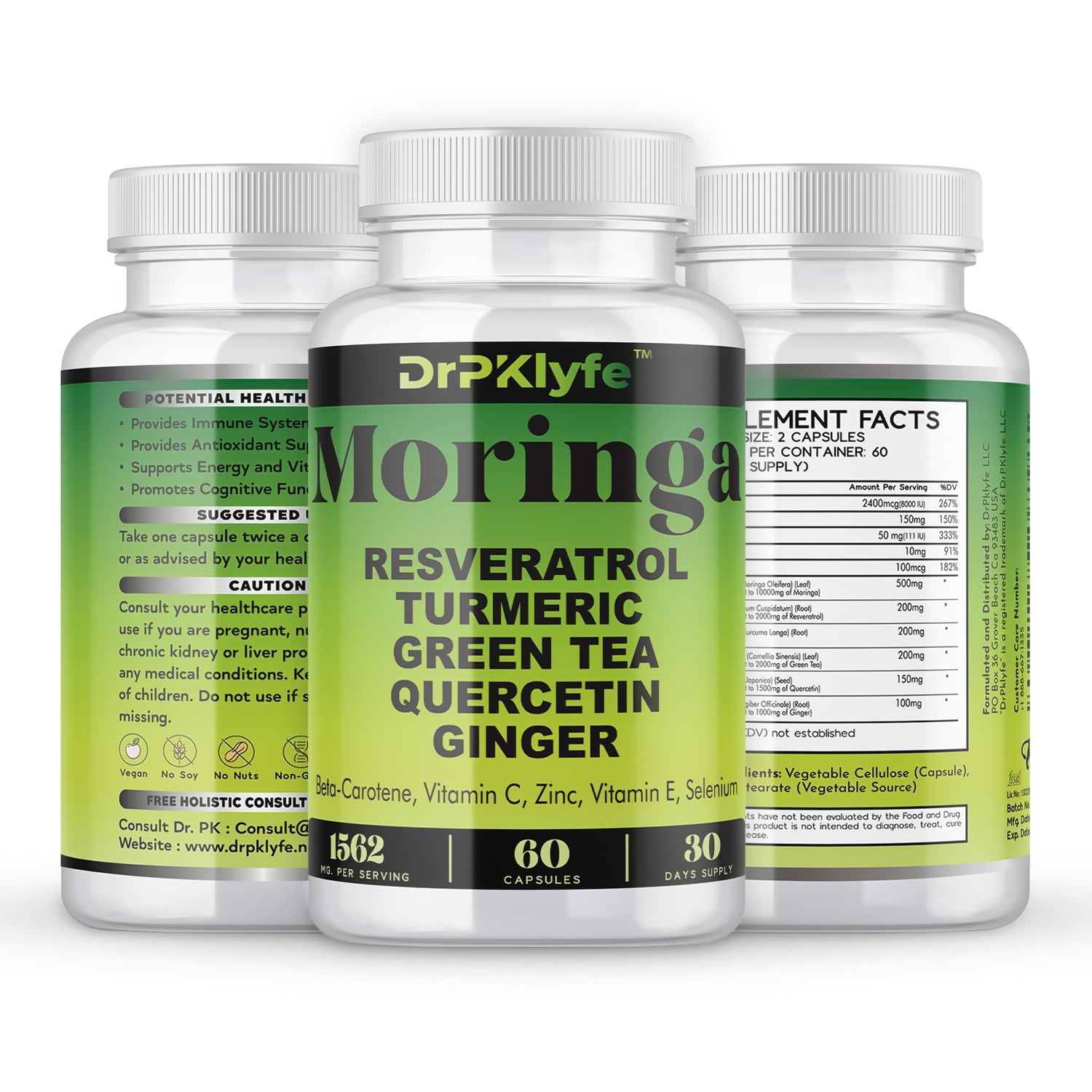 DrPKLyfe® Moringa Complex | anti-inflammatory and nutritional boost