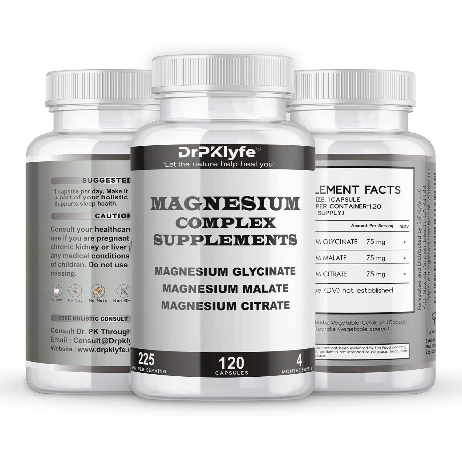 DrPKLyfe® Magnesium Complex Supplement | for relaxation and muscle recovery