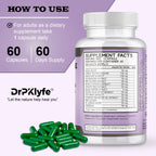 DrPklyfe's Menopause Supplement Capsules 655mg with Maca, Green Tea, Evening Primrose, Black Cohosh, Dong Quai, Chasteberry, Red Clover, Sage, St. John's Wort & Ginseng, Fresh Sage Leaves.