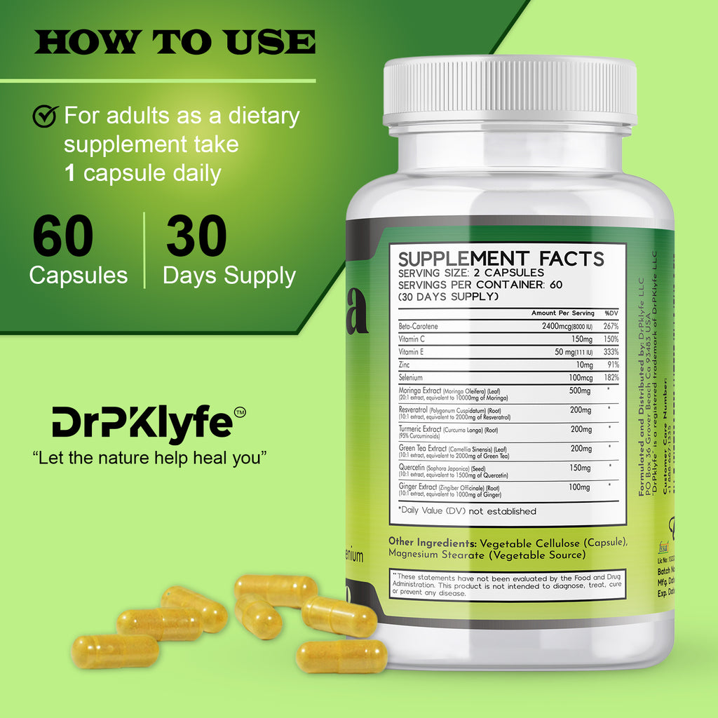 DrPKLyfe® Moringa Complex | anti-inflammatory and nutritional boost