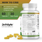 Ashwagandha Complex 5-1 Blend with Rhodiola Rosea Supplement, Maca Root, Holy Basil, Siberian Ginseng for Stress Relief, Focus, Sleep, Energy, Vitality - 180 Capsules, US Lab Certified.