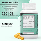 Folic Acid Tablets for Energy, Pregnancy & Nutritional Support – 2000 mcg Folate, Vitamin B9, Prenatal Formula – 250 Tablets (8-Month Supply)