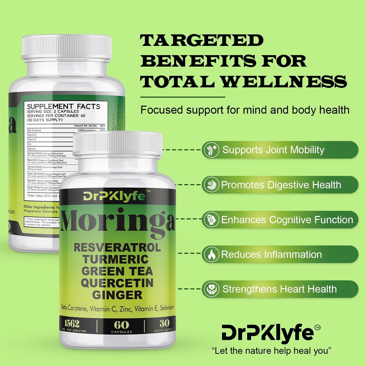 DrPKLyfe® Moringa Complex | anti-inflammatory and nutritional boost