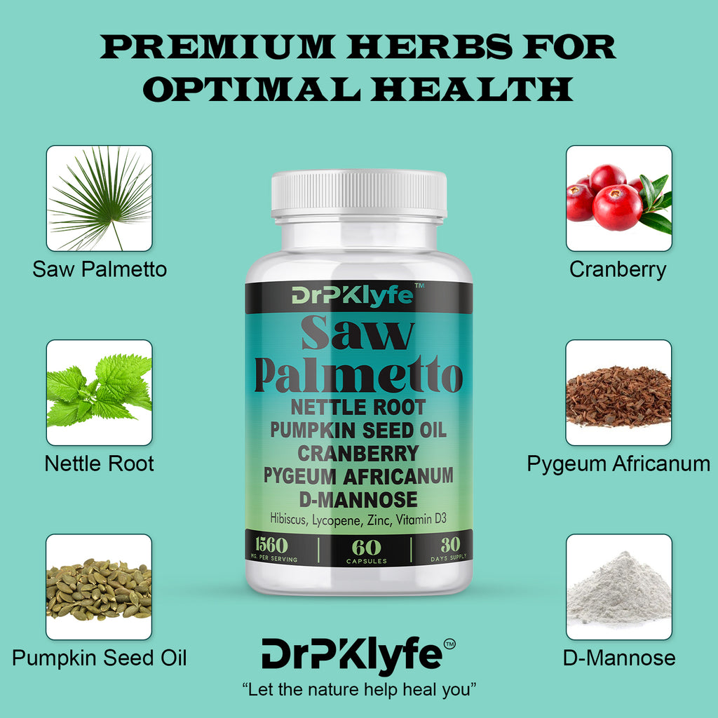 Pumpkin Seed Oil & Hair Growth Supplement with Saw Palmetto for Women, DHT Blocker for Men, PCOS Prostate Health, Pygeum, Lycopene, Mens Health