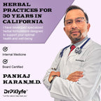 DrPklyfe's Menopause Supplement Capsules 655mg with Maca, Green Tea, Evening Primrose, Black Cohosh, Dong Quai, Chasteberry, Red Clover, Sage, St. John's Wort & Ginseng, Fresh Sage Leaves.